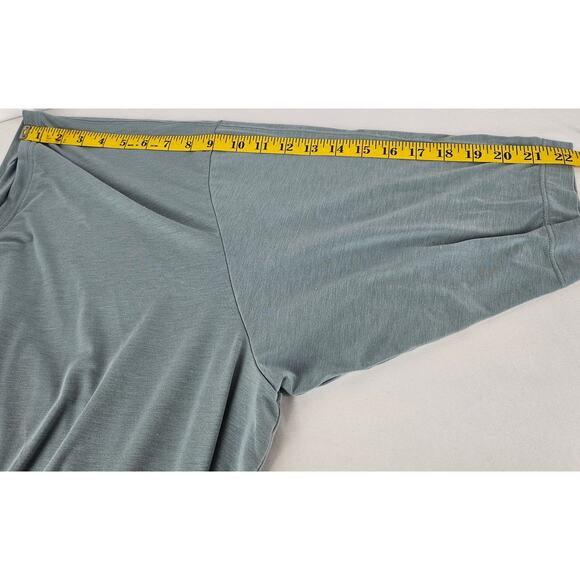 ATHLETA WOMEN'S EMBODY TWIST FRONT TOP 3/4 SLEEVE SAGE – SIZE 2X - STYLE 987314 - Picture 8 of 9